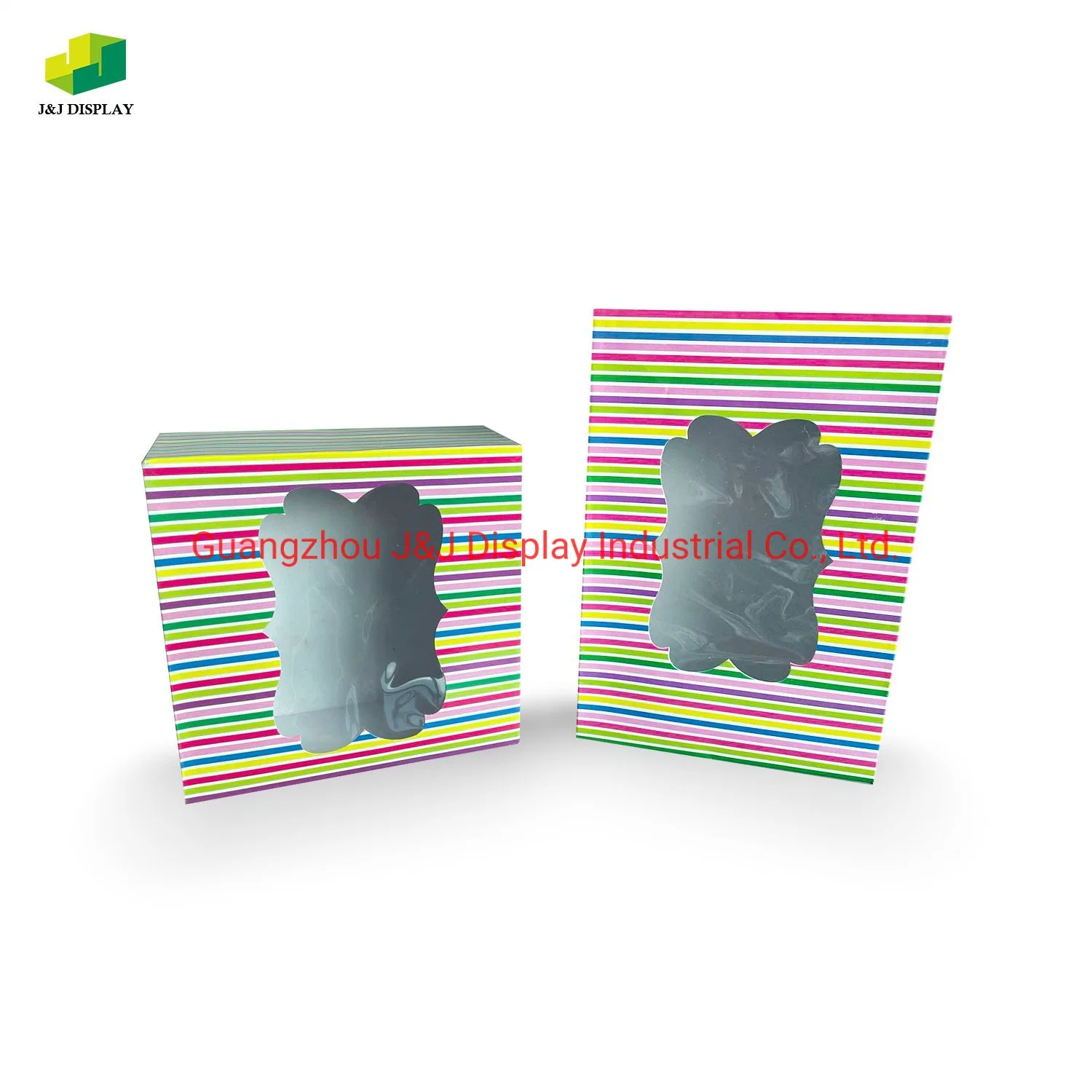 Customized Cardboard Paper Promotion Foldable Retail Single Copper Counter Display Box for Pet Products