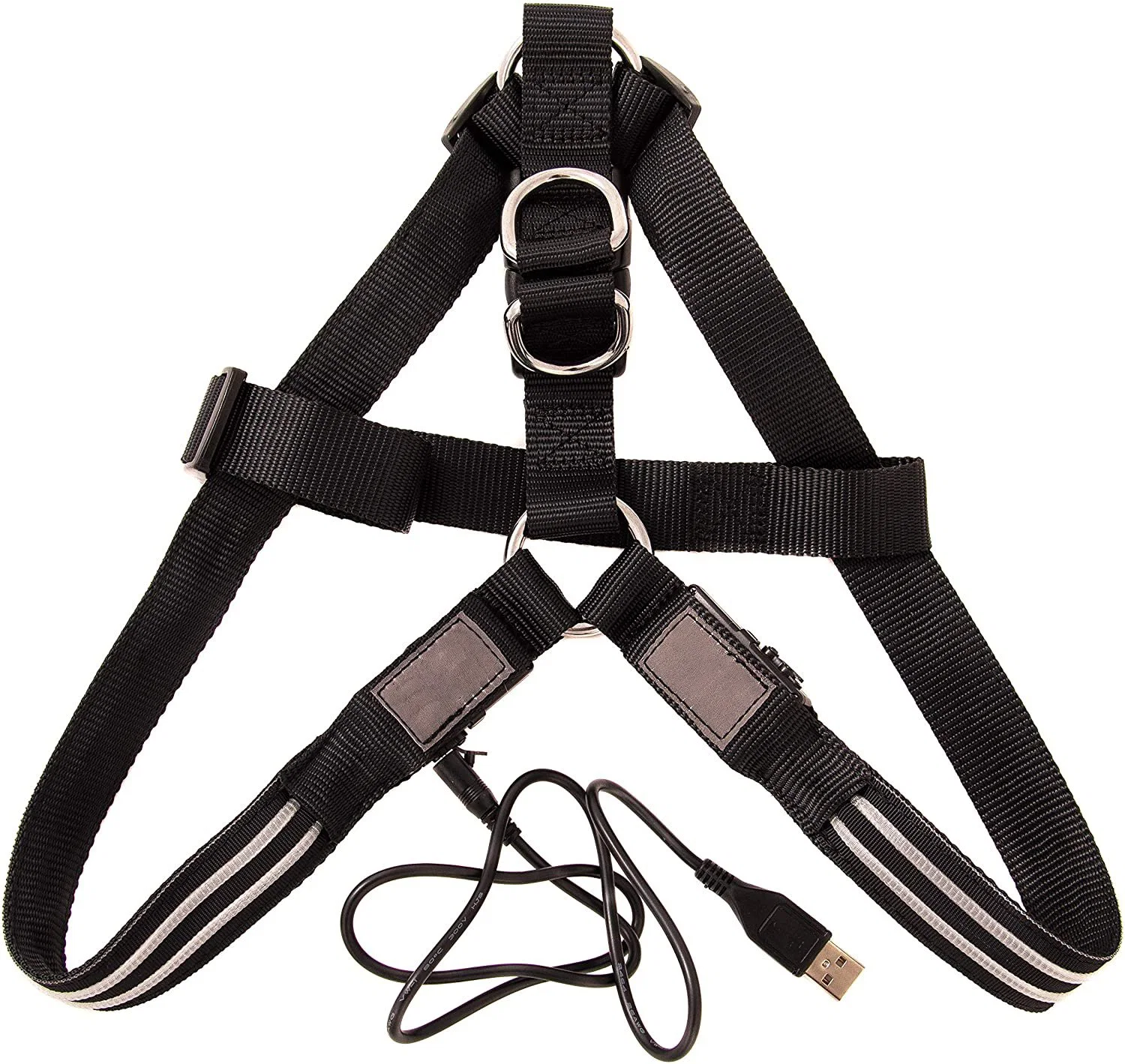 Spupps Rechargeable Chest LED Dog Harness Can Be Seen in The Night Activities