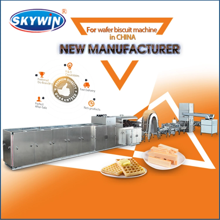 Skywin Wafer Chocolate Roll Forming Making Machine Production Line