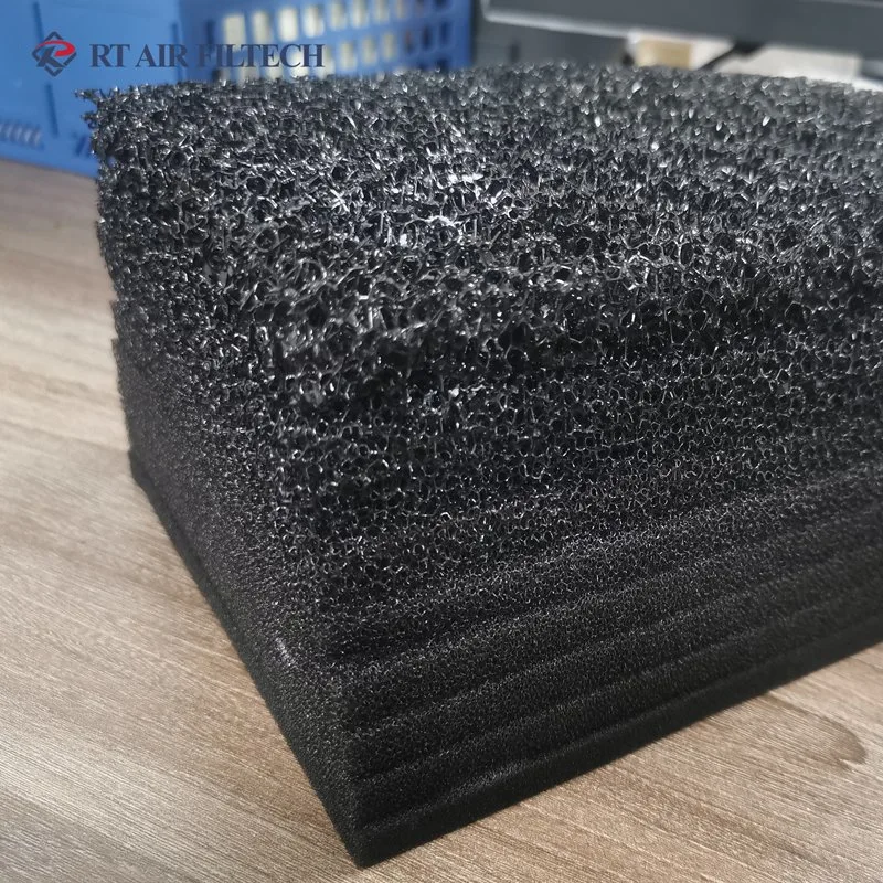 Water Purification Fiber Activated Carbon Sponge Filter for Exhaust Gas Filtration