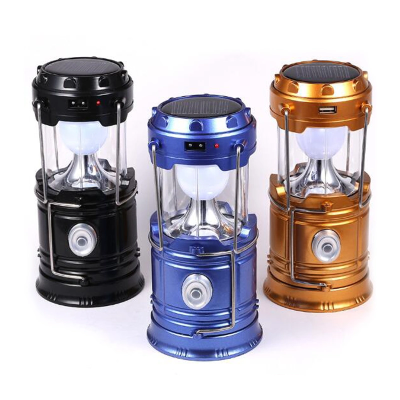 Brightenlux Plastic Multi Function Solar Camping Lantern Rechargeable, Portable Solar Rechargeable LED Camping Lantern Flashlights