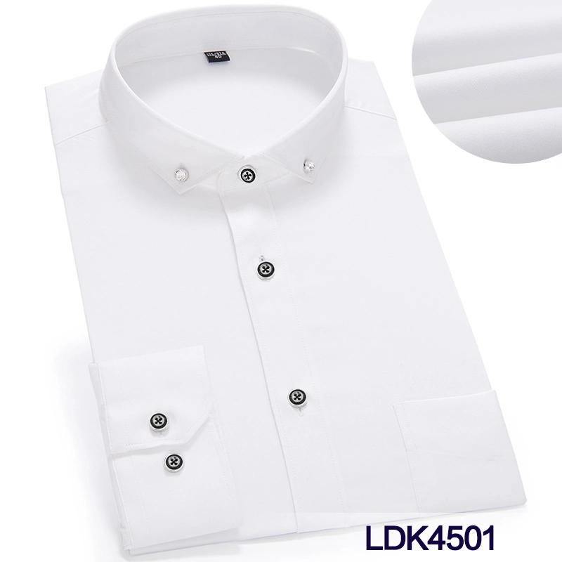 High quality/High cost performance  Maroon Customized Full Sleeve Solid Formal Dress Shirts for Men