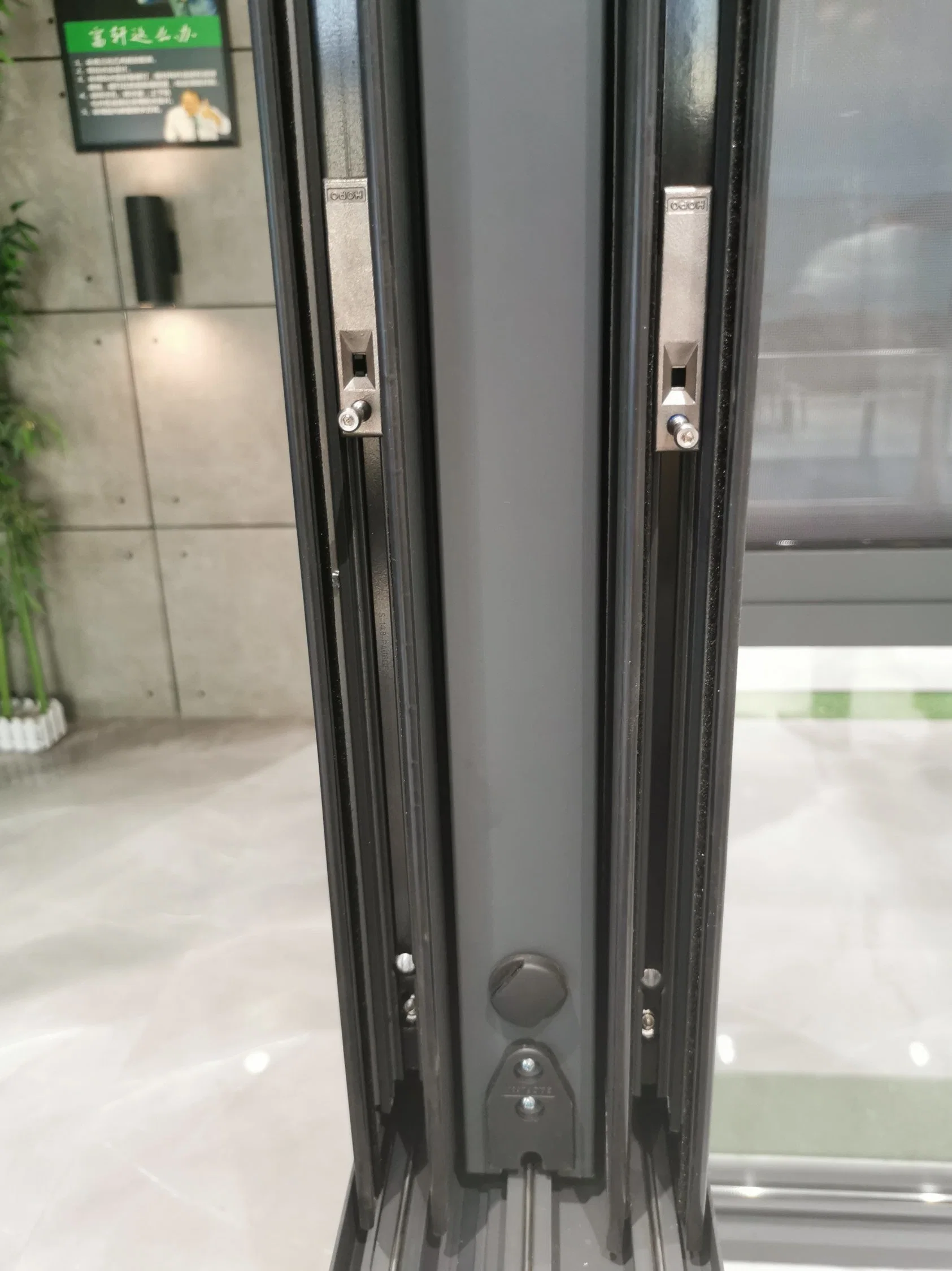 Double Tempered Glass Aluminium Alloy Sliding Window, House/Villa/Hotel Used Window