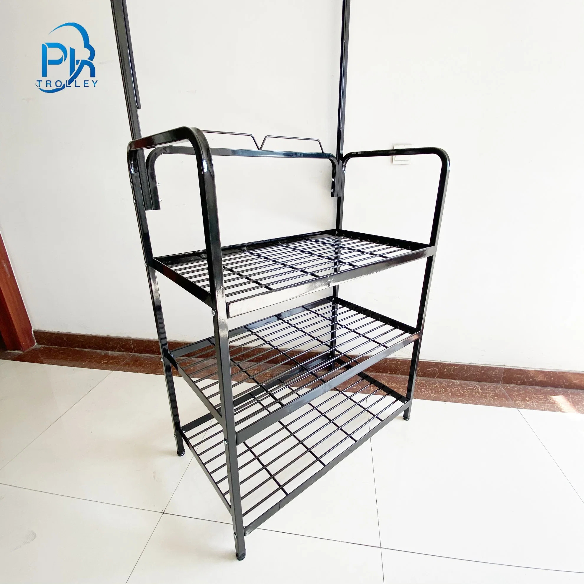 Warehouse Storage Wire Mesh Shelf Household Display Rack