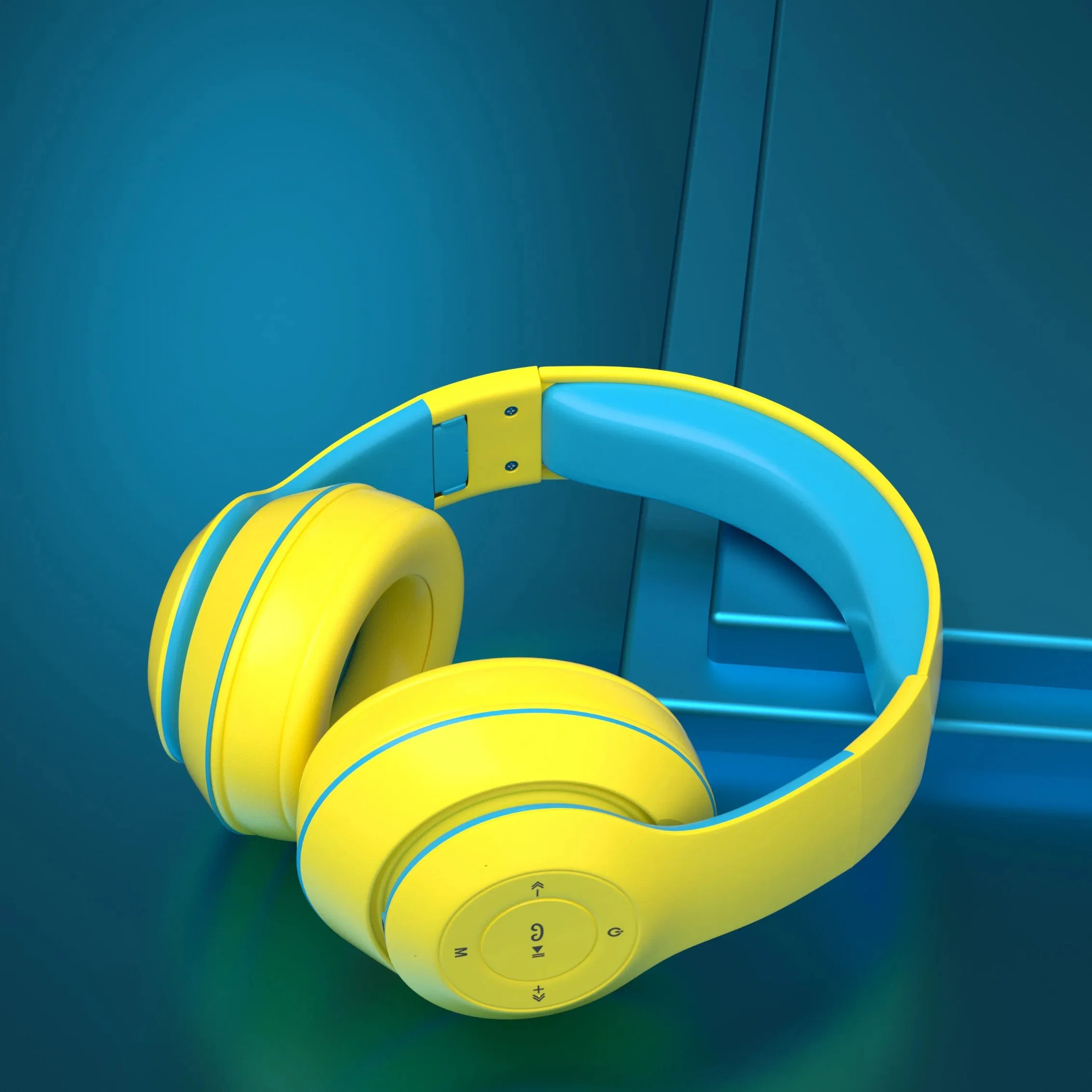 Auriculares inalámbricos Bluetooth con reducción de ruido y luz ambiental para juegos