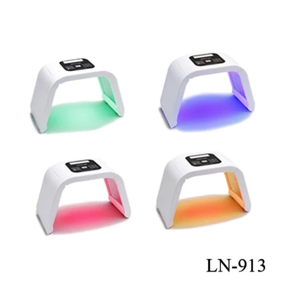 4 Colors LED Facial Therapy Machine Skin Care Beauty Equipment