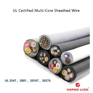 USA/Canada Type AC Power PVC Insulated Reinforced Wire UL2490/ Awm 18AWG Copper Wire Harness Electriacl Cable for /Reinforced Hook up Wire