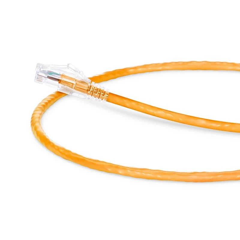 3FT (1m) UTP Cat5e Bare Copper Network Communication Computer Patch Cord Cable, Orange