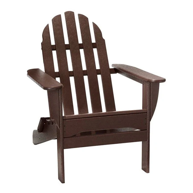 Wholesale HDPE Adirondack Chair Wood Teak Outdoor Adirondack Chairs for Garden