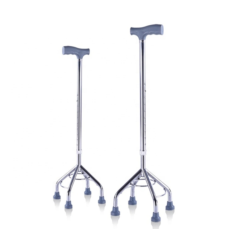 Una sola pierna Qualityaluminum Hight ayudas para caminar/cuatro patas del trípode Bastones para Personas con Discapacidad