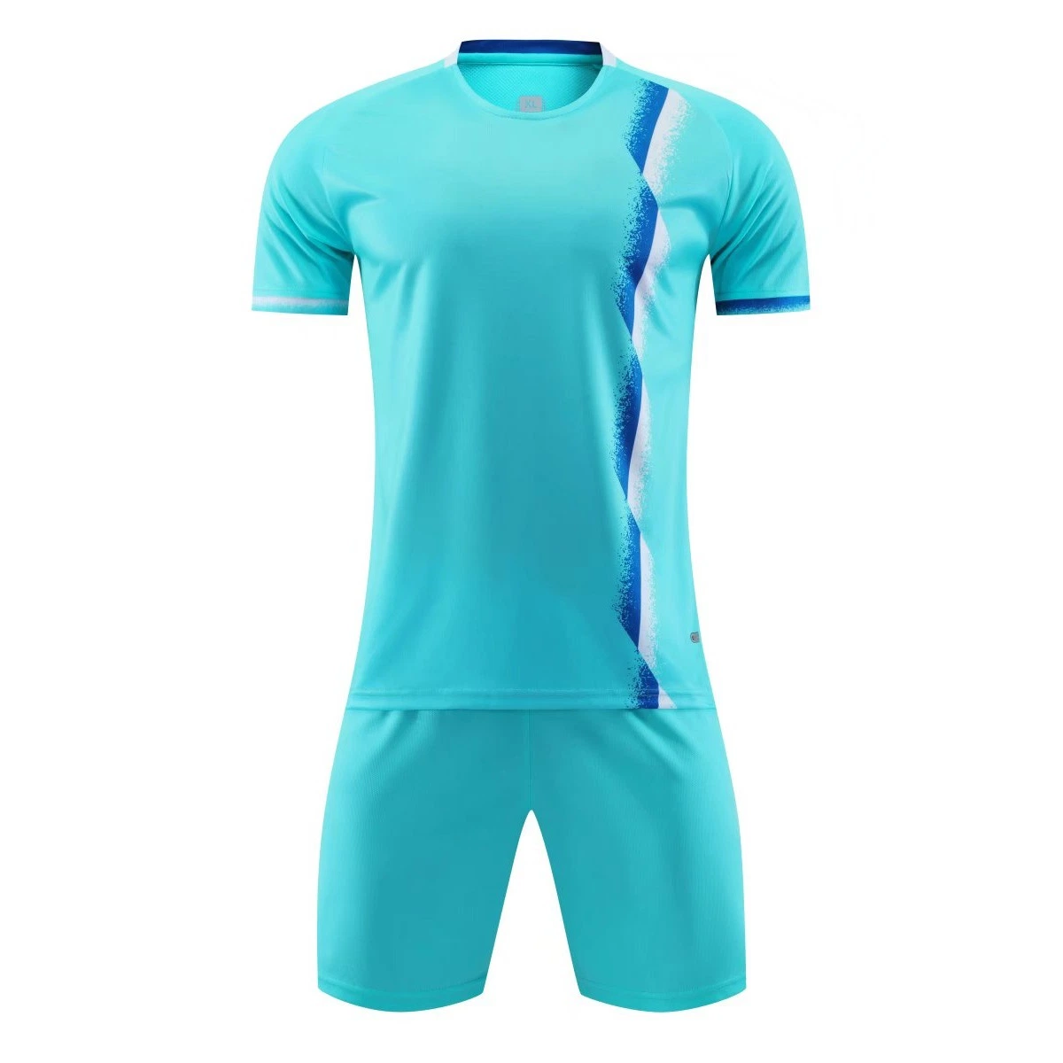 Suíte de futebol Roupas personalizadas para homens e formação de verão para crianças roupas Short-Sleeved uniformes da equipe de futebol da escola primária Sports Camisolas suéter
