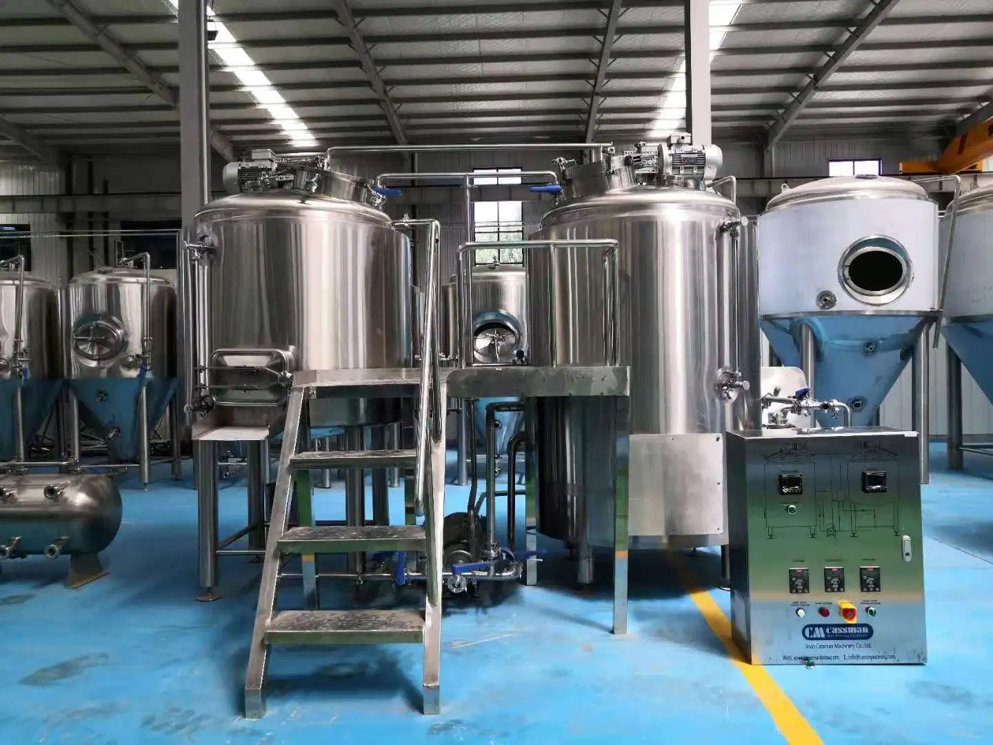 300L 3 Vessel Brewhouse Brewing System Home Beer Machine