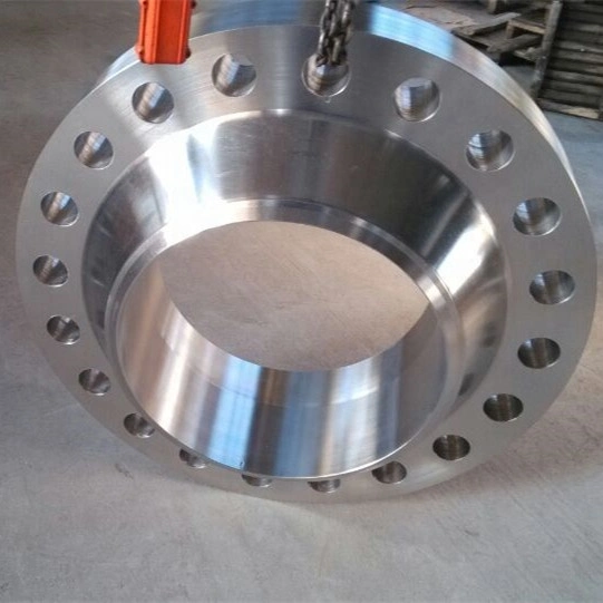 China Manufacturer of ANSI B16.5 Class 150/300/600/900 Forged Carbon/Stainless A105flange Forged Weld Neck Flange Raised Face ANSI B16.5 Big Size ANSI B16.47