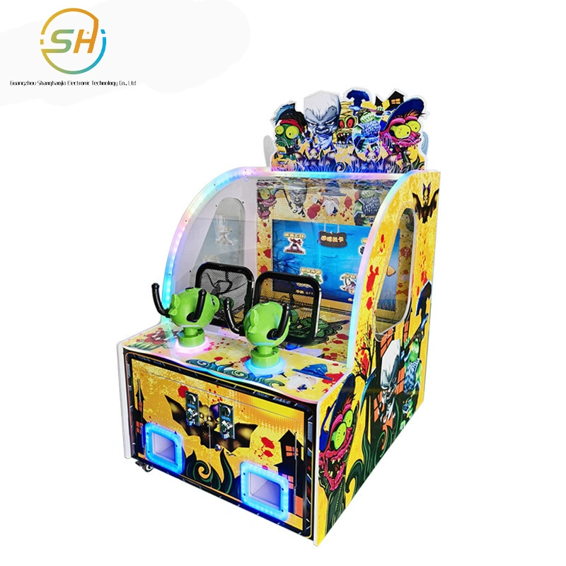 Indoor Playground Children's Two-Person Ball Machine Coin Coin Battle Zombie Puppet Water Machine Video Game Entertainment Game