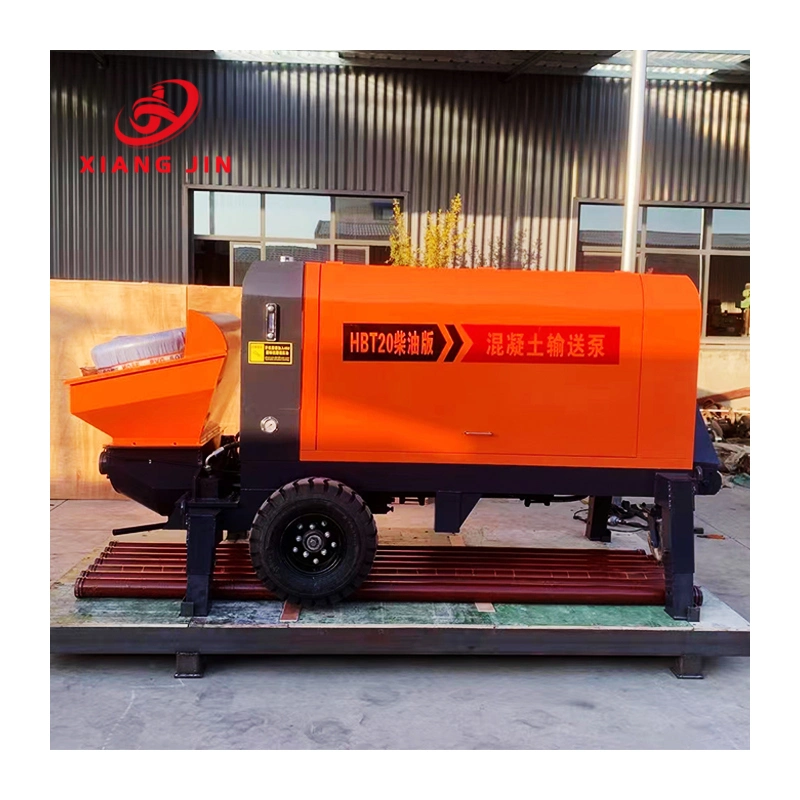 Small Secondary Construction Column Pumping Mini Concrete Pump Mobile Small Cement Pump Prices