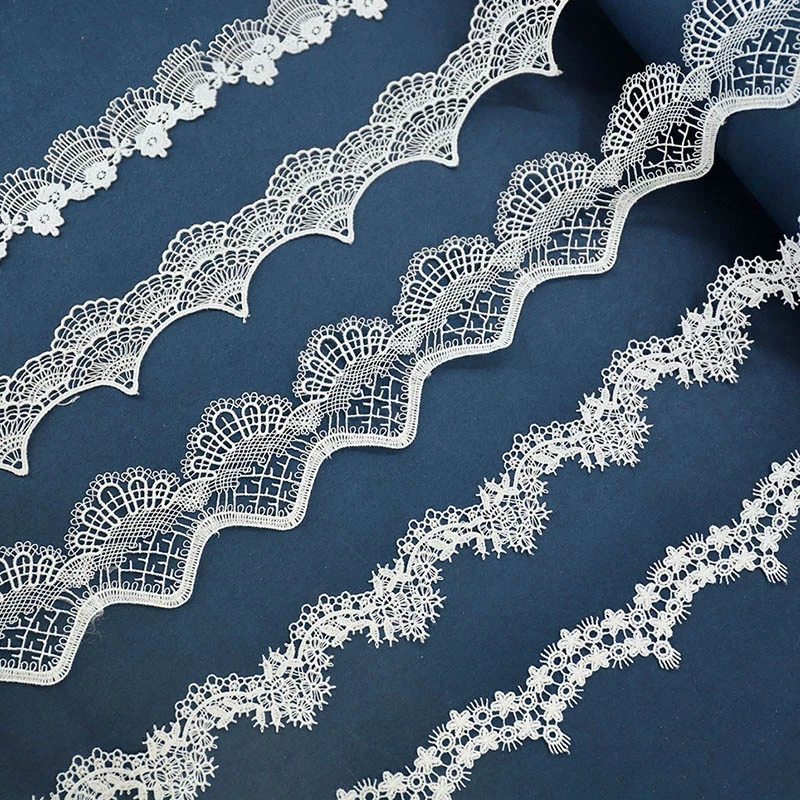 Prix d'usine chinoise de haute qualité polyester chimique de la dentelle Dentelle au crochet de coton