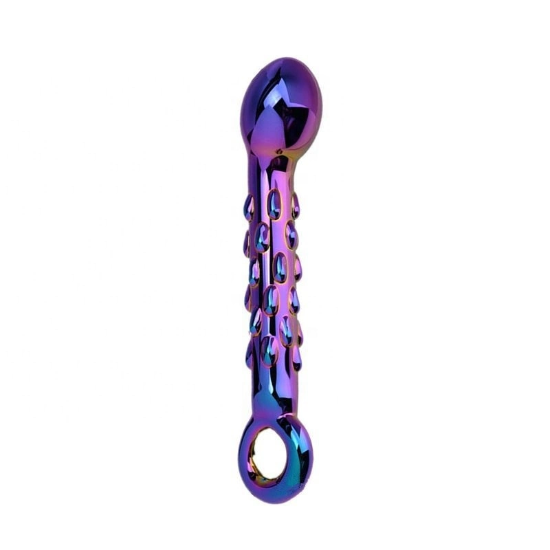 Colorful Glass Dildo Adult Masturbation Sex Toys Dildos for Women G Spot Stimulation Toys