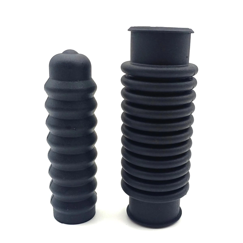 High quality/High cost performance  Custom Molded Black Silicone NBR EPDM Silicone Rubber Bellows