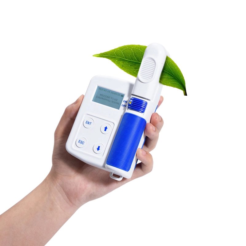 Portable Chlorophyll Meter Content Detector Portable Nitrogen Content Foliar Temperature, Humidity and Moisture Determination Instrument Chlorophyll - Customise