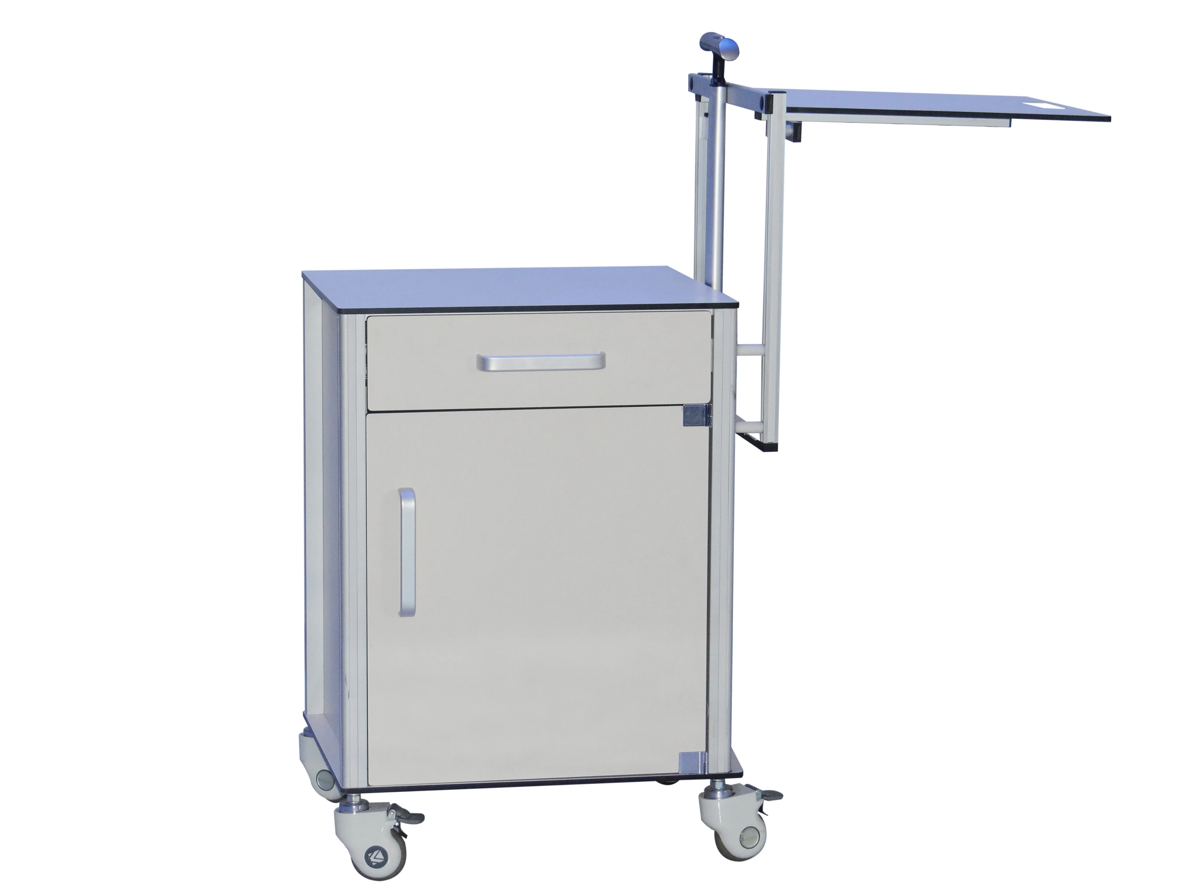 High quality/High cost performance  Hot Sale Movable Bedside Cabinet Hospital Bedside Dining Table Cabinets Hot Products