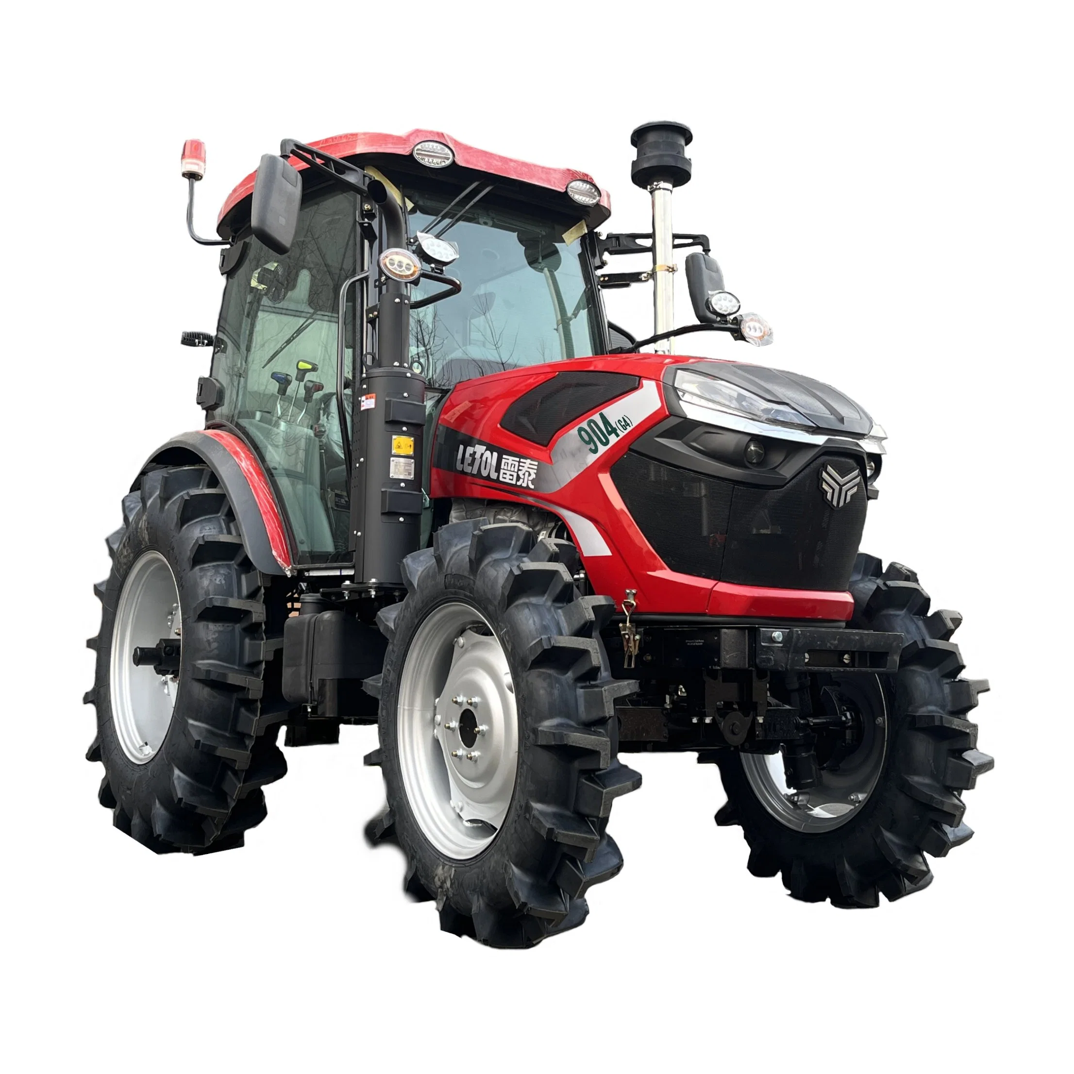 New Popular Multi-Functional 90HP Tires Best Farm Agriculture Tractors for Farm Use