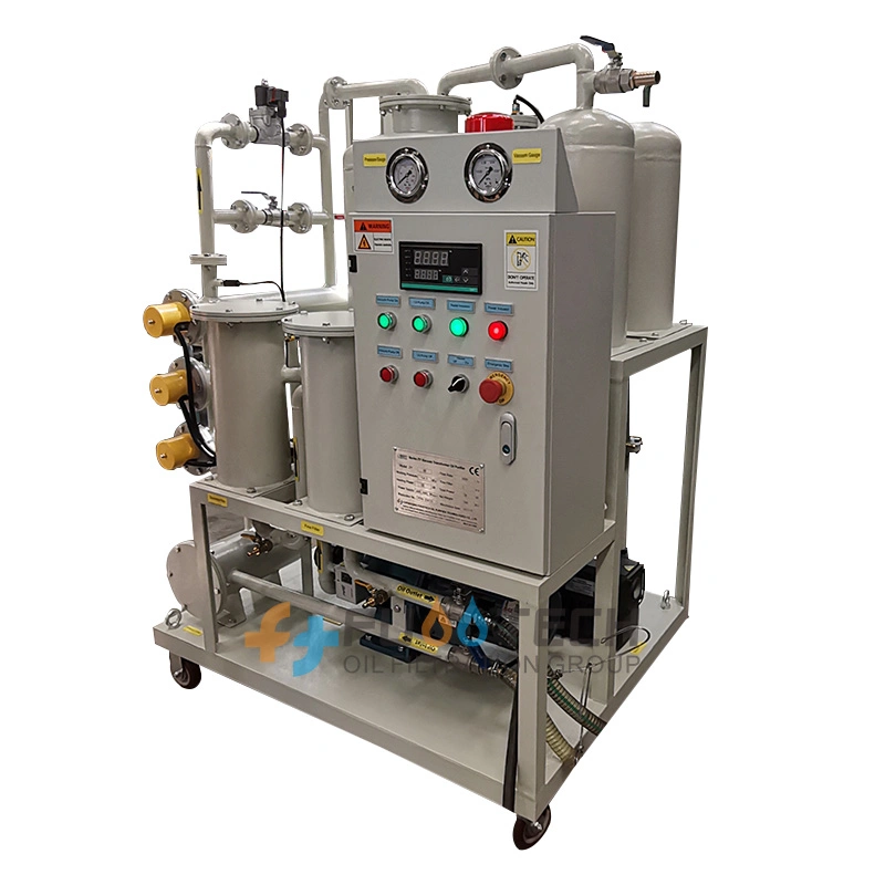 ZY-10 600 litros por hora Transformer de vacío portátil filtración de aceite Planta de deshidratación de aceite de máquina