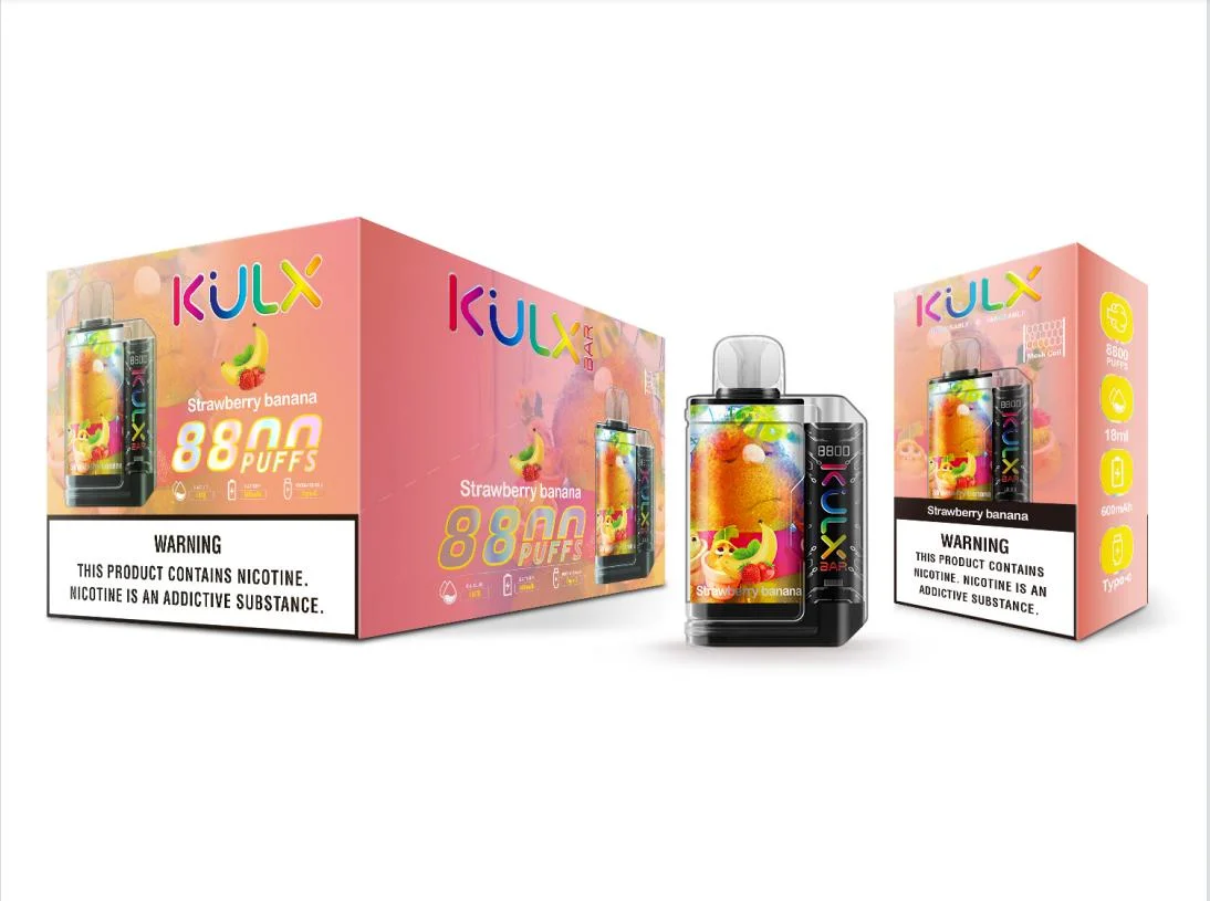 Big Puffs E Cigarette 8800 Puffs Kulx Bar Disposable/Chargeable Vape