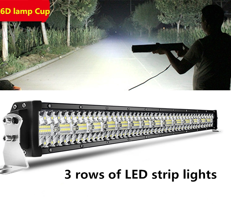 Car LED Strip Lights Three Rows Super Bright Roof Lights 24V LED Work Light