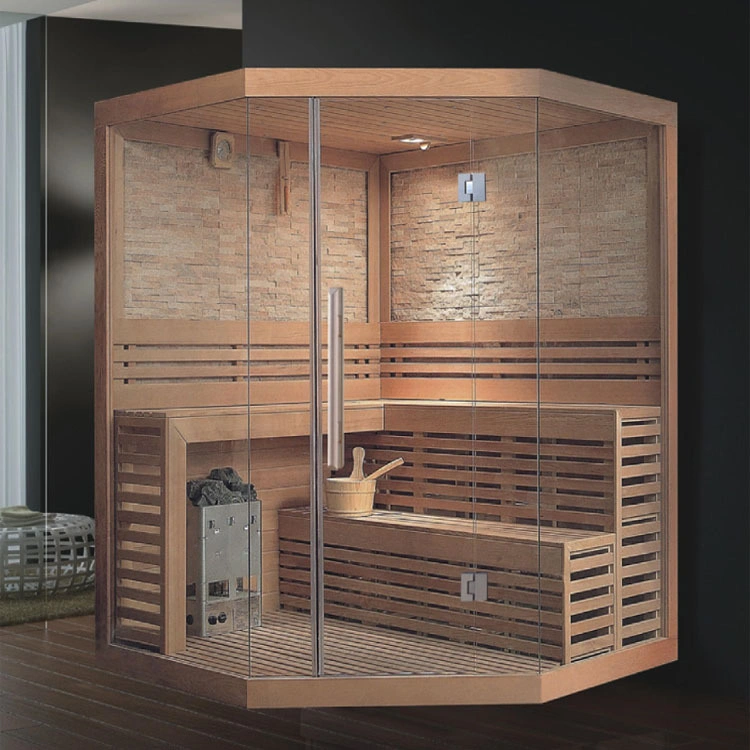 Generador de vapor Barrel exterior tradicional Seco Interior en Venta Cuarto de baño Baño Ducha de madera seca SPA Sauna