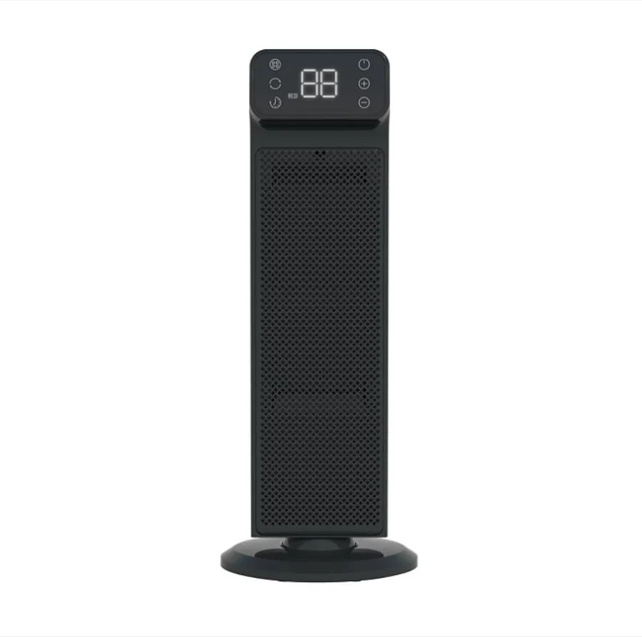 Ventilador de Torre de los hogares de OEM calentador eléctrico portátil con protección contra sobrecalentamiento LED Display de control de botones.