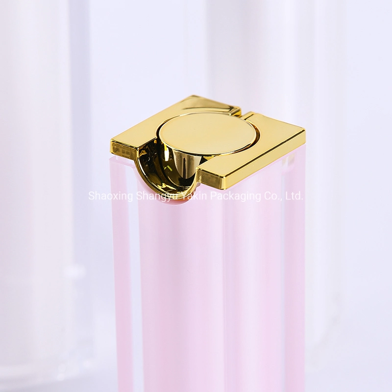 15ml 30ml 50ml Square Airless Pump Cosmetic Foundation Bottle Packaging Twist up Container for Cosmetics Airless Bottle