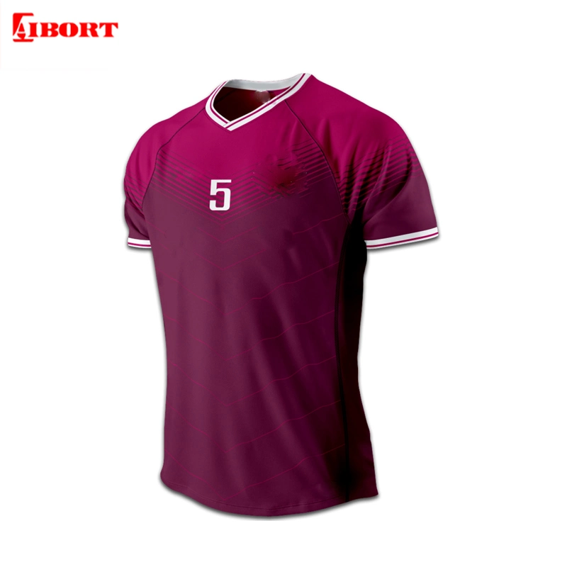 Aibort Sportswear Sublimação de poliéster Soccer Camisolas camisola de futebol (N-SJ03)