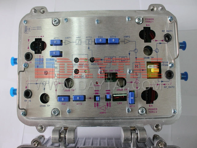 CATV al aire libre campo High-Class Amplificador de tronco con AGC
