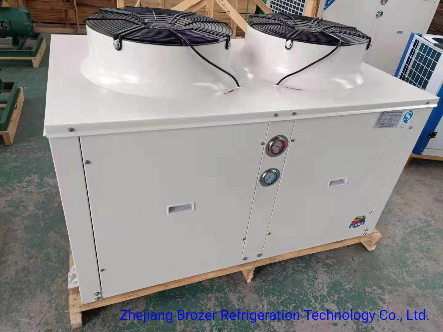 Brozer Factory Price Manufacturers All White U Shape Type Condensing Unit for Food Preservation