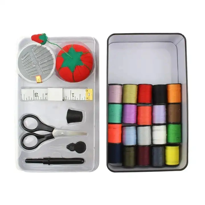 DIY Wholesale Travel Complete Mini Iron Case Sewing Kit