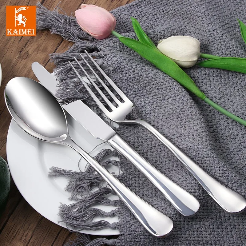 304 Stainless Steel Cutlery Tableware Fork/Spoon/Knife Environmental Dinnerware for Hotel/Restaurant/House/Gift with LFGB/EU/SGS Certificate