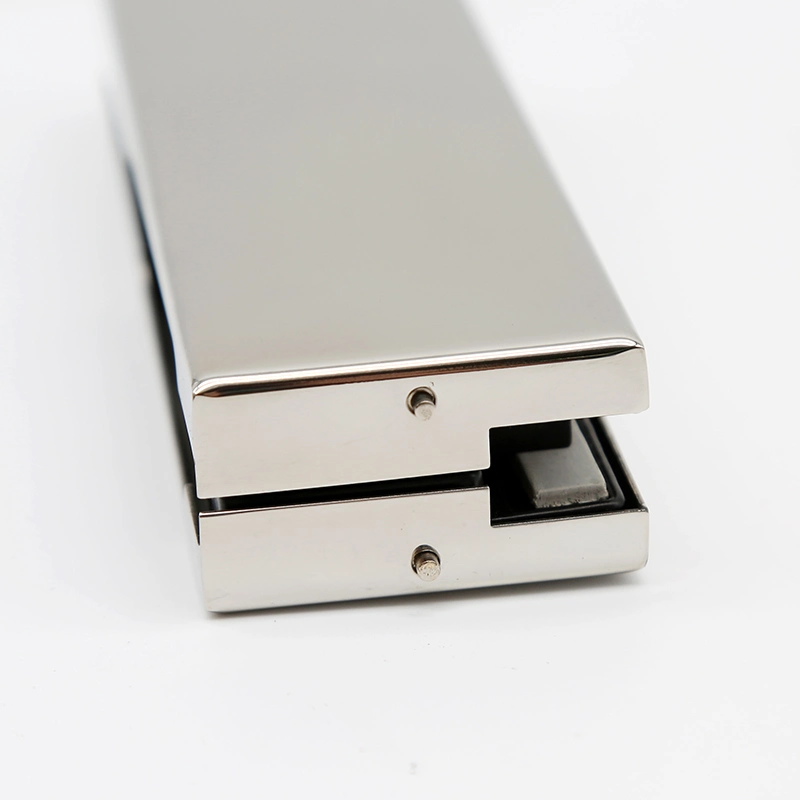 Factory Supplier Stainless Steel Hardware Cover Aluminum 7.5mm Sliding Glass Door Hinge Pivot Patch Fitting