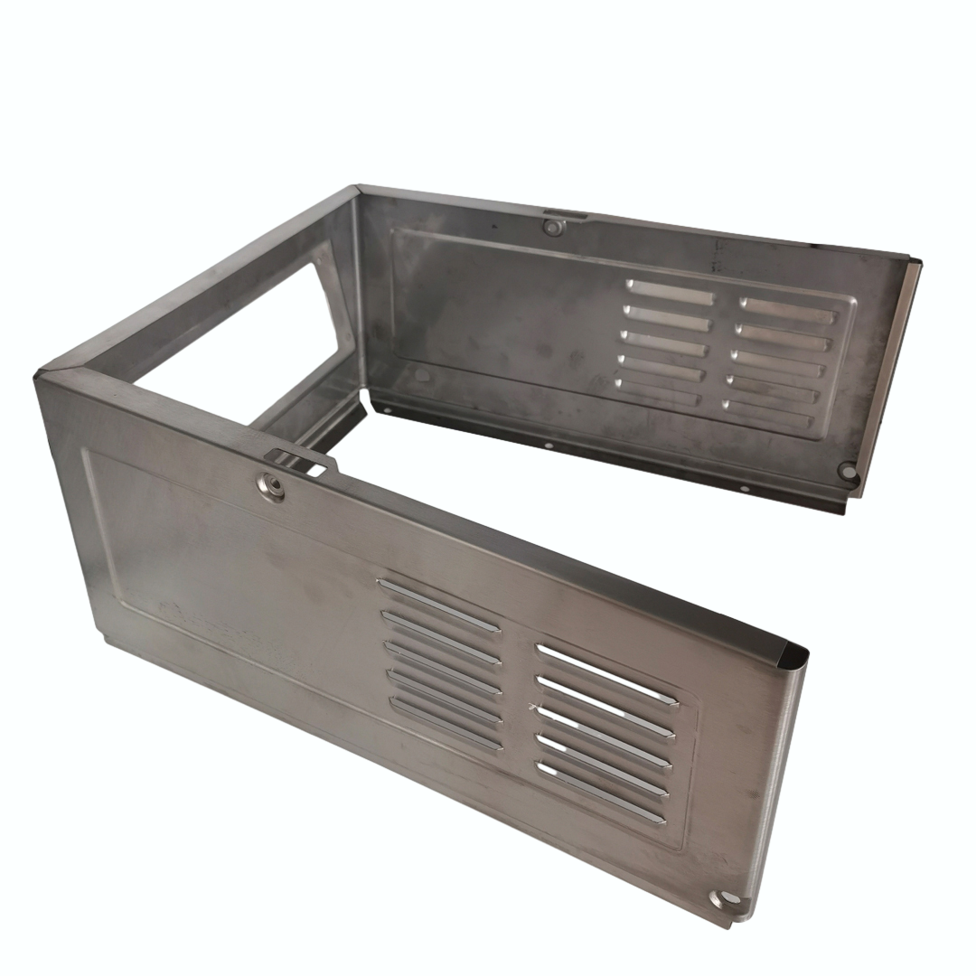 304 Stainless Steel Control Cabinet Shell with Laser Cutting, Stamping, Stretching, and Bending Technology