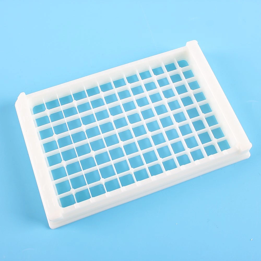 ABS Frame 8-Strip Plastic Polystyrene Sterile Sterilized Flat Bottom Elisa Microtiter Plate