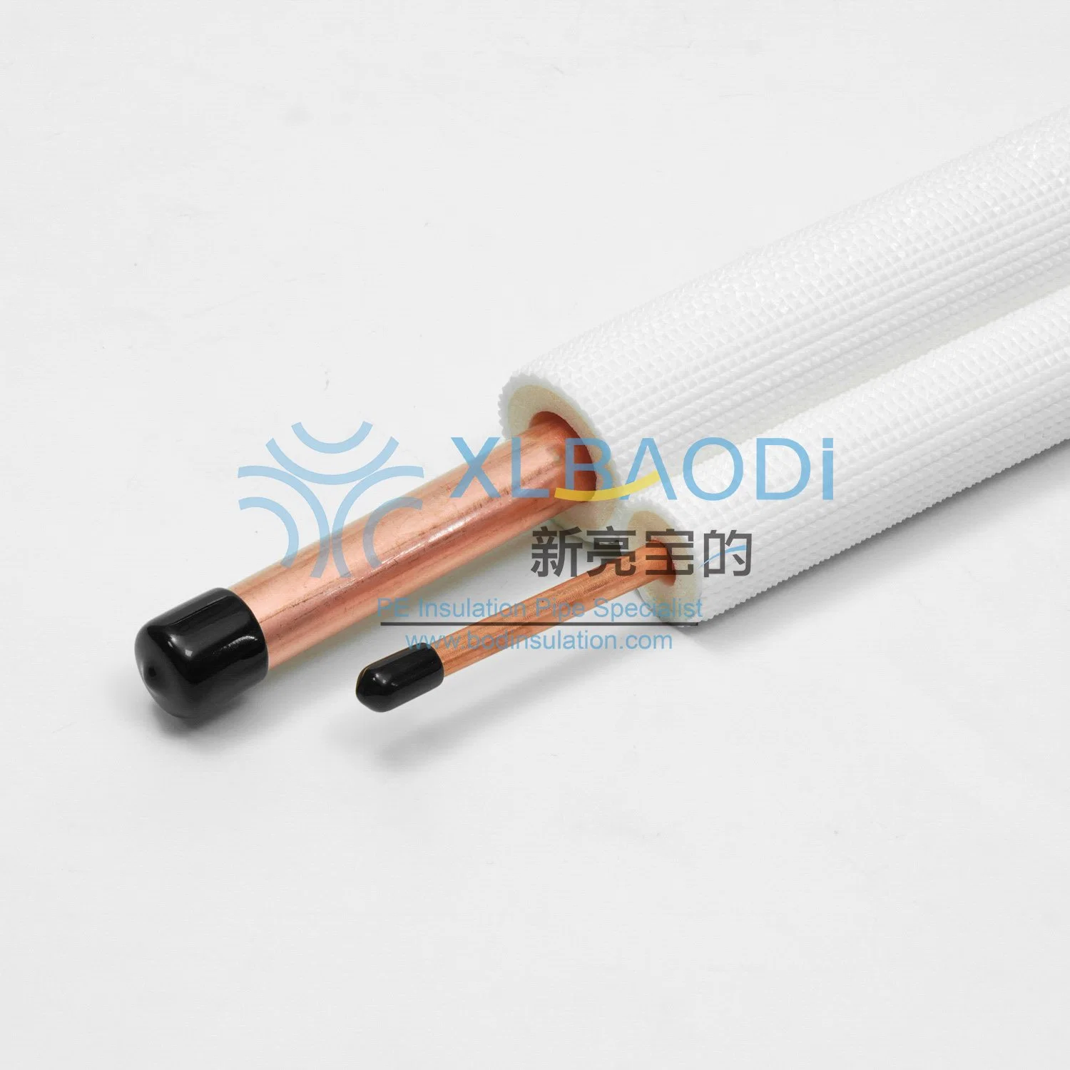 PE Insulated Copper Pipe OEM Tube Freezer System Parts