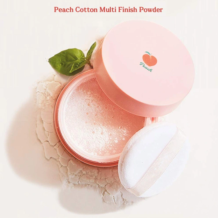 Custom Korean Peach Cotton Multi Finish Powder Setting Powder