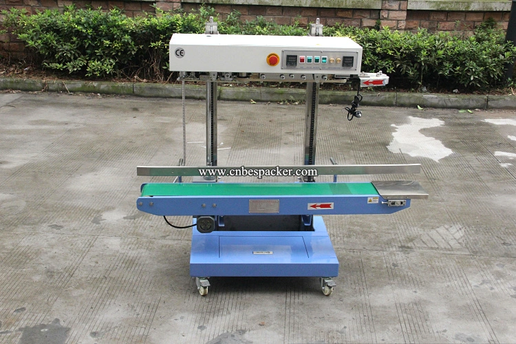 DBF-1300 flexible manufacturer Automatic Continuous Band Sealing Bag Machine