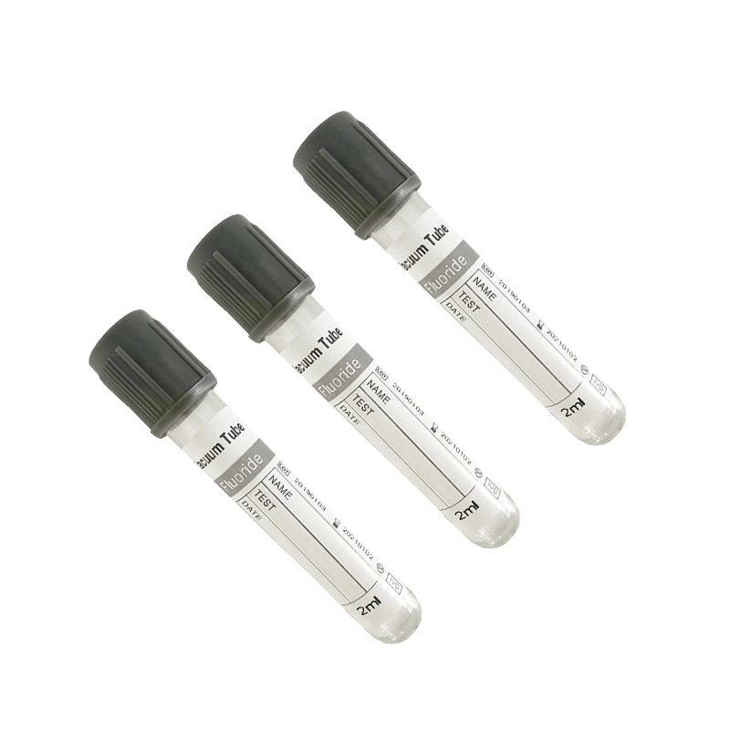 High Quanlity Vacuum Grey Blood Collection Glucose Tube