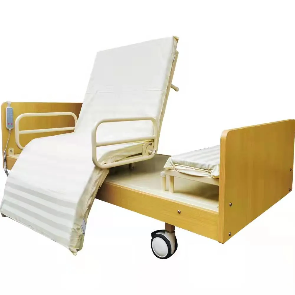 Hospital Adjustable Auto Patient Turning Bed Home Care Rotating Electric Bed