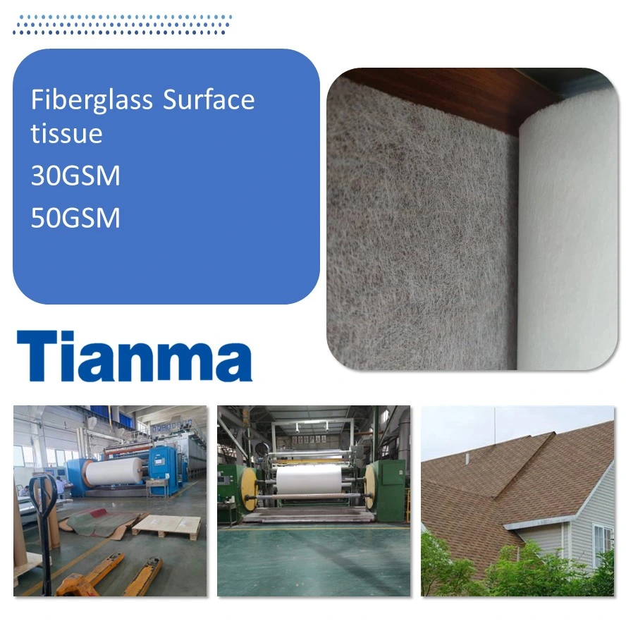 Fiberglass Surface Veil Tissue 45G/M2 -Length 100m, Width 1m
