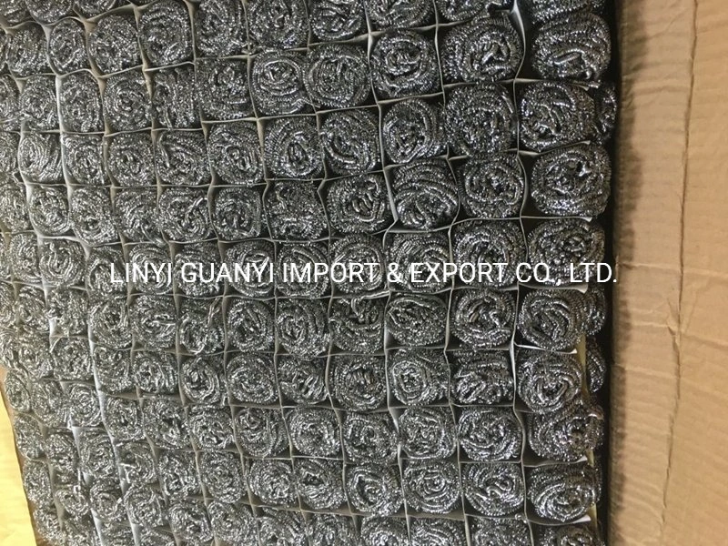 Malla de alambre galvanizado hierro esponja Scourer Rollos para