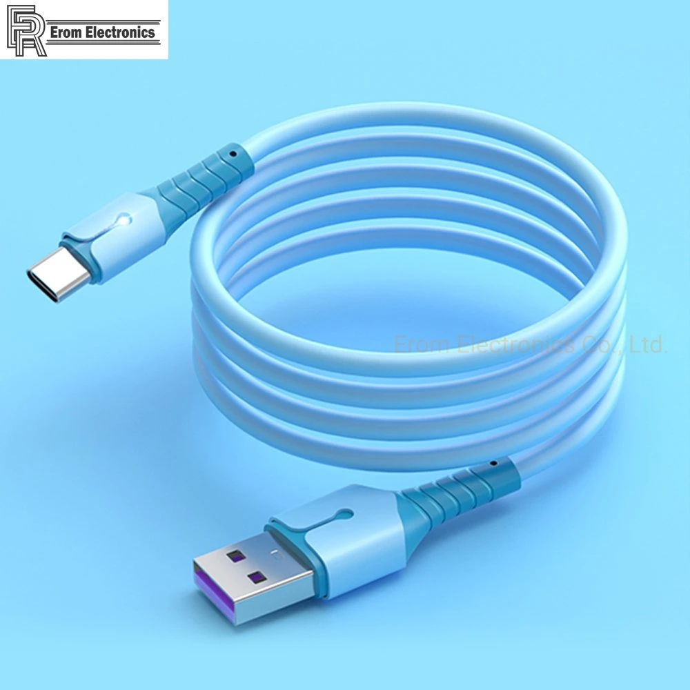 Amazon Hot Selling Nylon geflochtene Silikon schnell aufladen USB-Daten Line Magnetkabel Micro Flat USB Kabel für Android