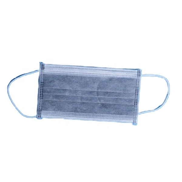 Disposable Non-Woven 4ply Active Carbon Charcoal Filter Medical Surgical Face Mouth Masks with Earloop