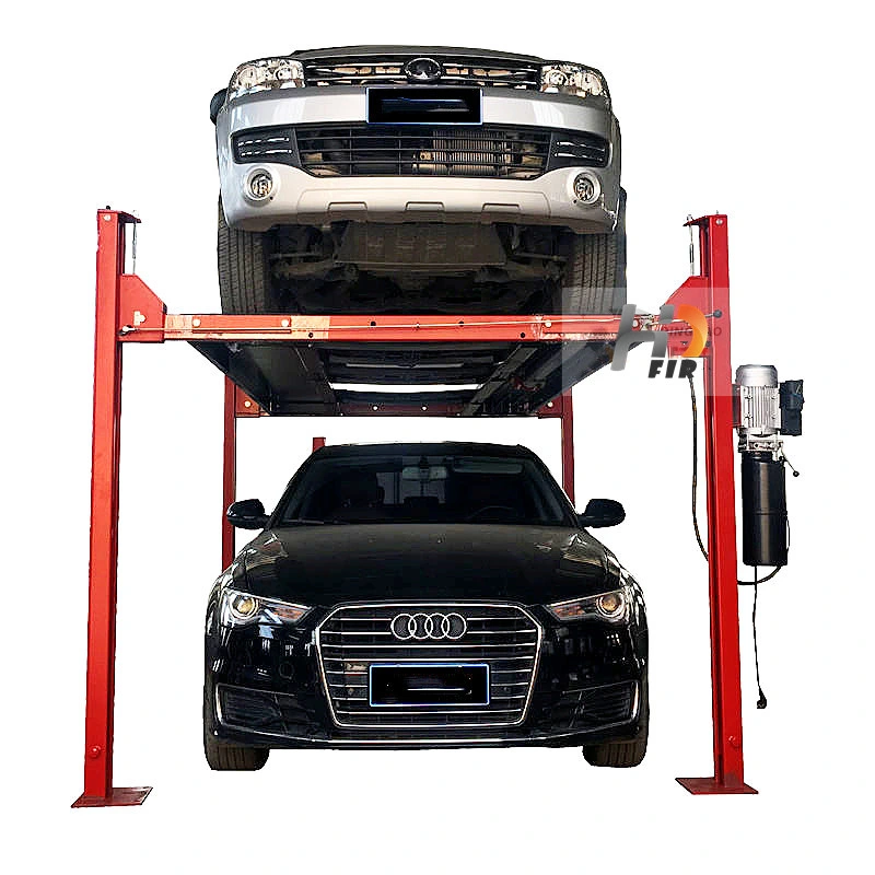 2 Deck Vehicle Storage with Highest Safety Guardance Simple Lifting Car Parking Stack System Automatic Simple Lifting Mechanical Car Lift 4 Post