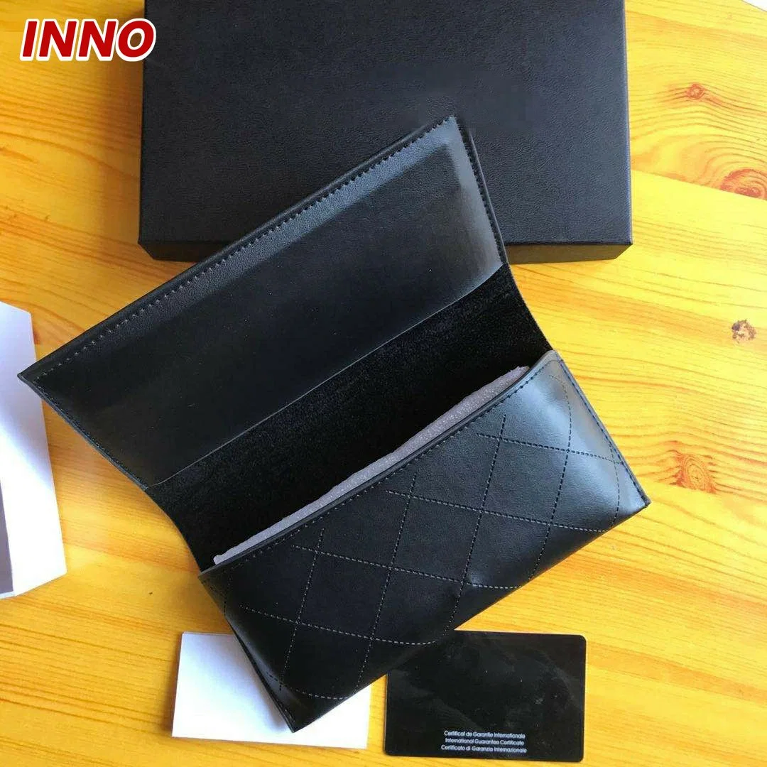 Inno-R032 gute Qualität Neue Designer Brille Box Kits Brand Bag Custom Logo PU Leder Sonnenbrille Tasche umweltfreundlich